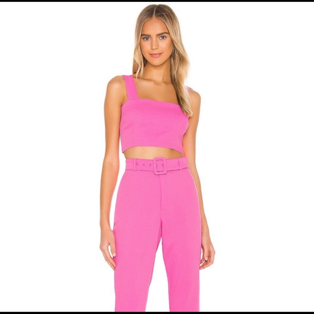 HOT Pink Bardot set